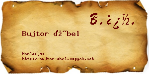 Bujtor Ábel névjegykártya